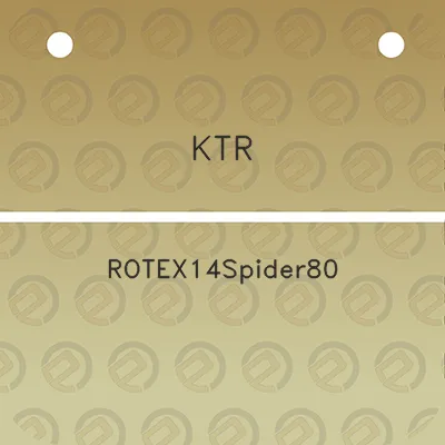 ktr-rotex14spider80