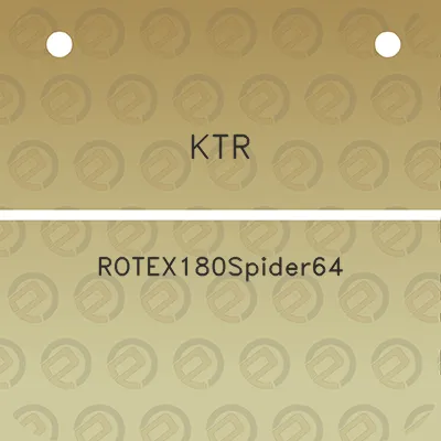 ktr-rotex180spider64