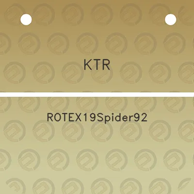 ktr-rotex19spider92