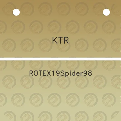 ktr-rotex19spider98