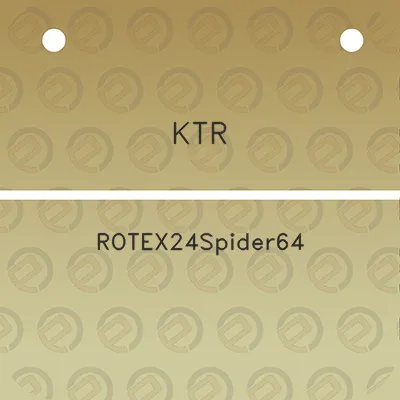 ktr-rotex24spider64