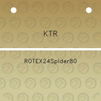 ktr-rotex24spider80