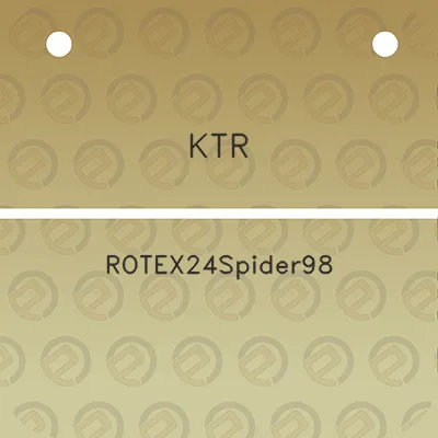 ktr-rotex24spider98