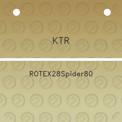 ktr-rotex28spider80