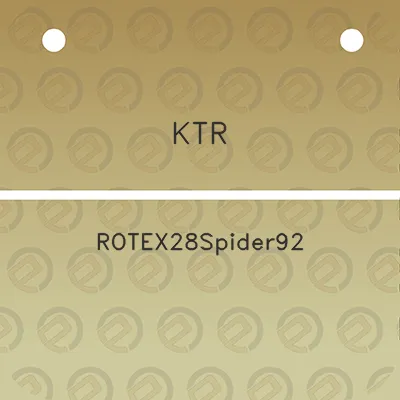 ktr-rotex28spider92