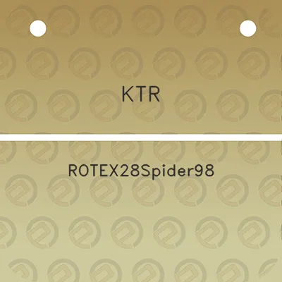 ktr-rotex28spider98