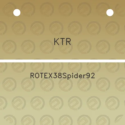 ktr-rotex38spider92