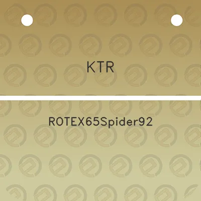 ktr-rotex65spider92