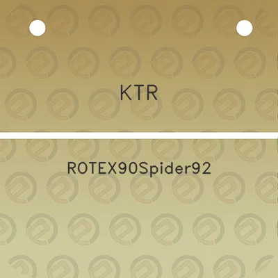 ktr-rotex90spider92