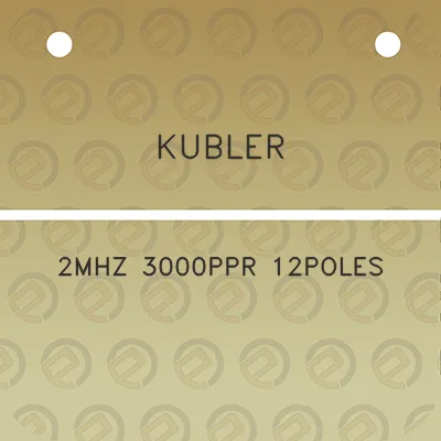 kubler-2mhz-3000ppr-12poles