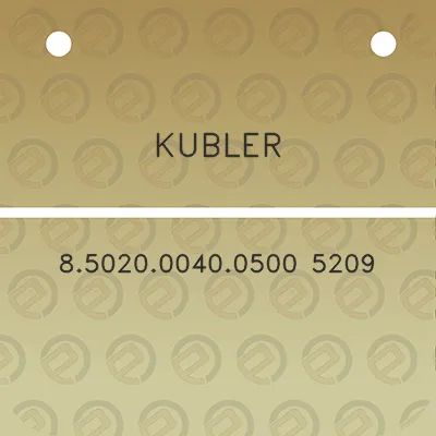 kubler-8502000400500-5209