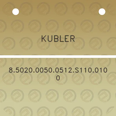 kubler-8502000500512s1100100