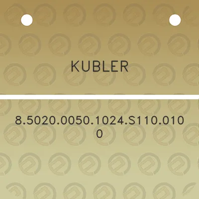 kubler-8502000501024s1100100