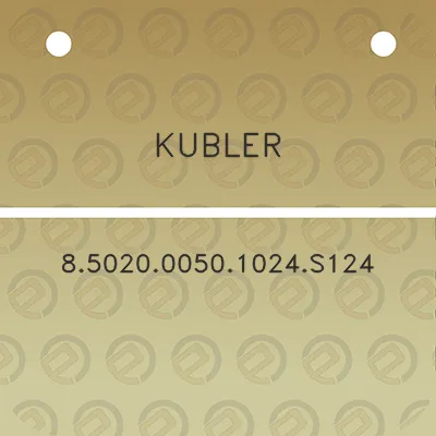 kubler-8502000501024s124