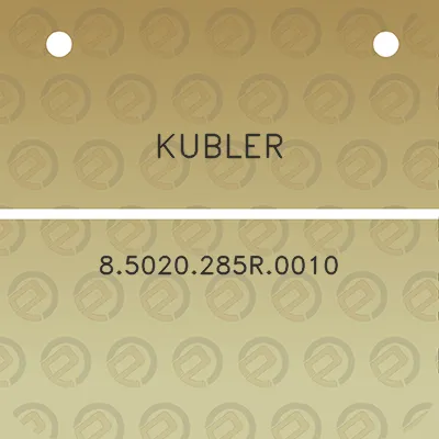 kubler-85020285r0010