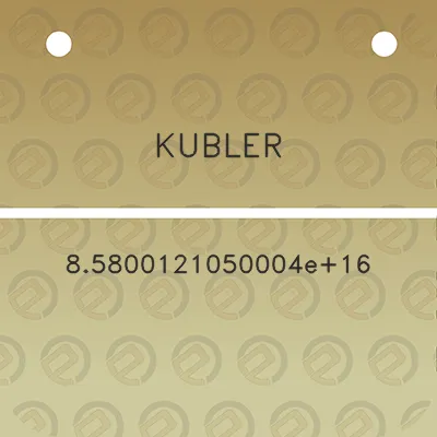 kubler-85800121050004e016