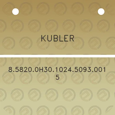 kubler-858200h30102450930015