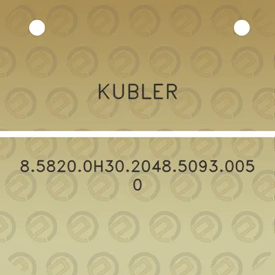 kubler-858200h30204850930050