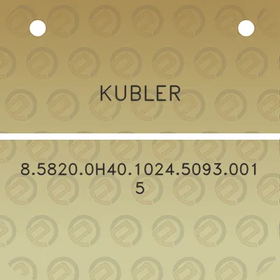 kubler-858200h40102450930015