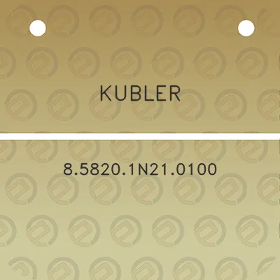 kubler-858201n210100