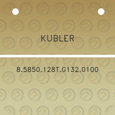 kubler-85850128tg1320100