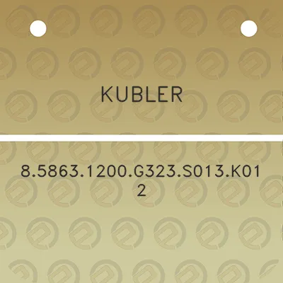 kubler-858631200g323s013k012