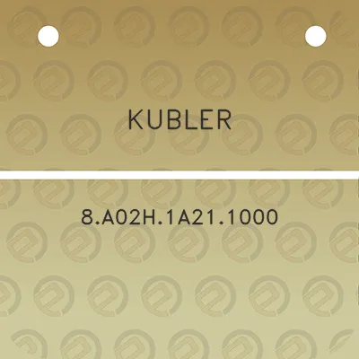 kubler-8a02h1a211000