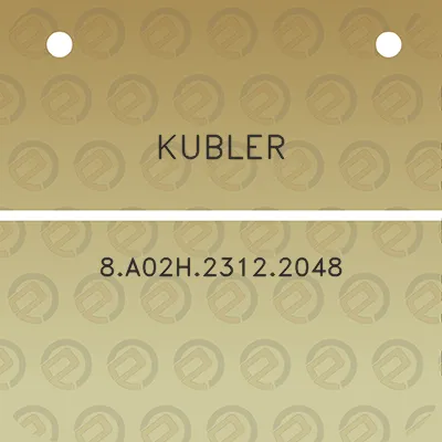 kubler-8a02h23122048