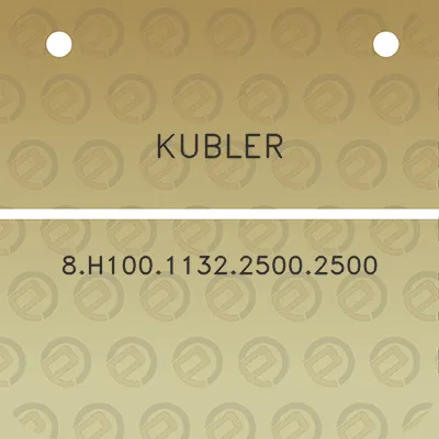 kubler-8h100113225002500