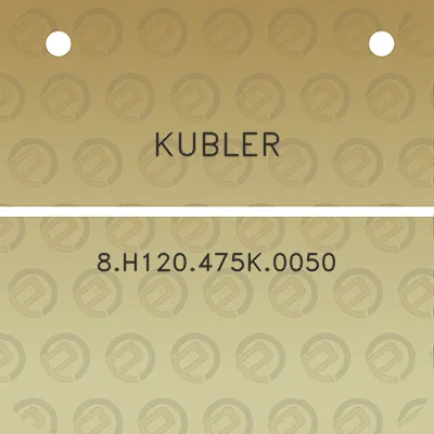 kubler-8h120475k0050