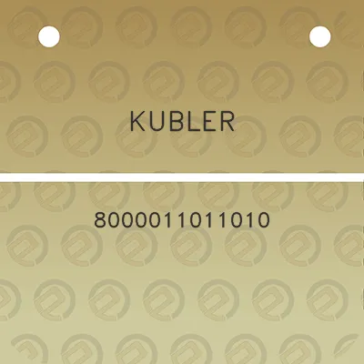 kubler-8000011011010