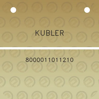 kubler-8000011011210