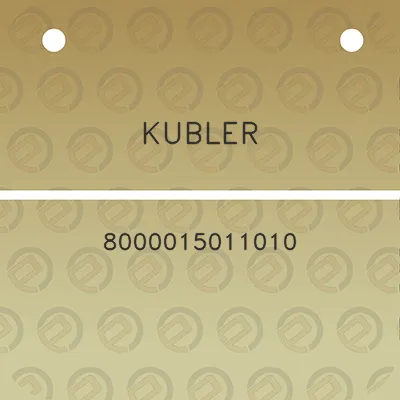 kubler-8000015011010