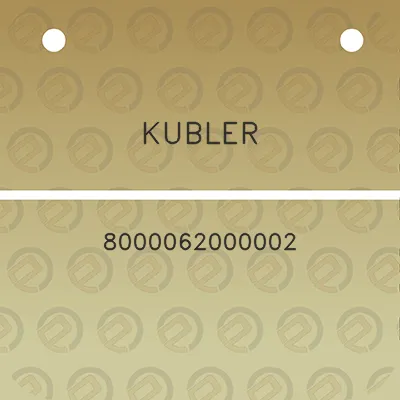 kubler-8000062000002