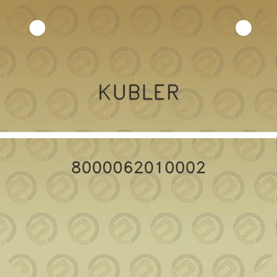 kubler-8000062010002