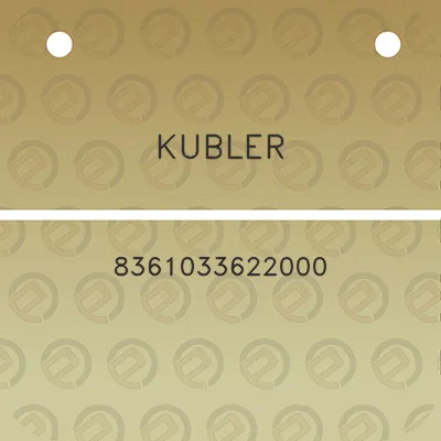 kubler-8361033622000