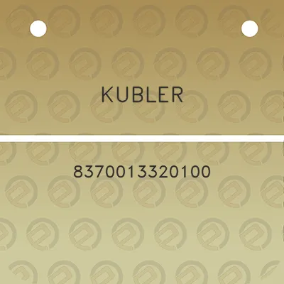 kubler-8370013320100