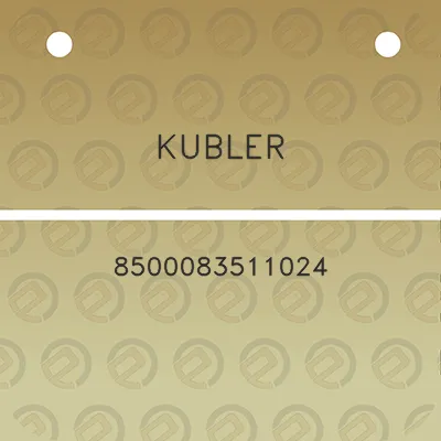 kubler-8500083511024