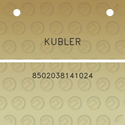 kubler-8502038141024