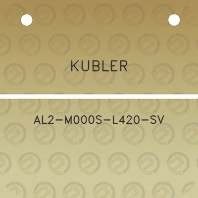 kubler-al2-m000s-l420-sv