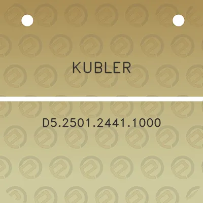 kubler-d5250124411000