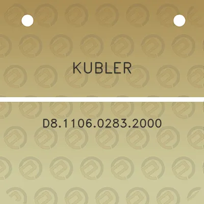 kubler-d8110602832000