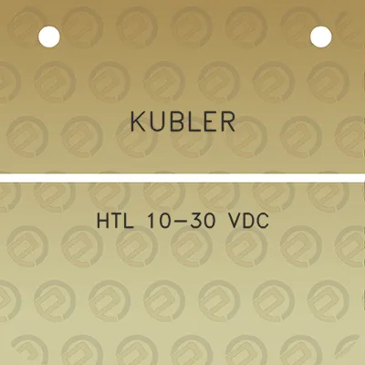 kubler-htl-10-30-vdc