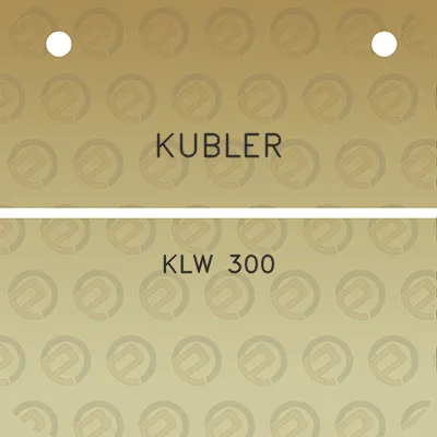 kubler-klw-300