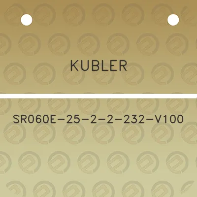 kubler-sr060e-25-2-2-232-v100