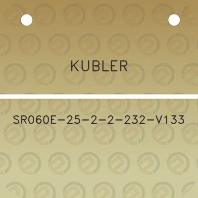 kubler-sr060e-25-2-2-232-v133