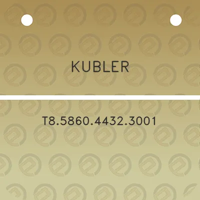 kubler-t8586044323001