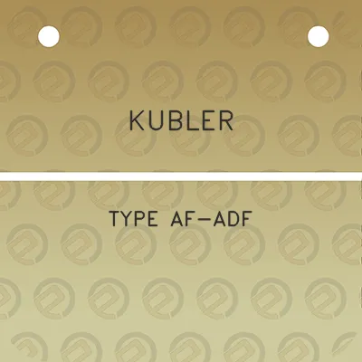 kubler-type-af-adf