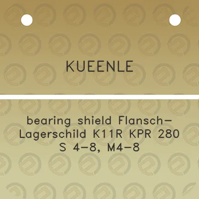 kueenle-bearing-shield-flansch-lagerschild-k11r-kpr-280-s-4-8-m4-8