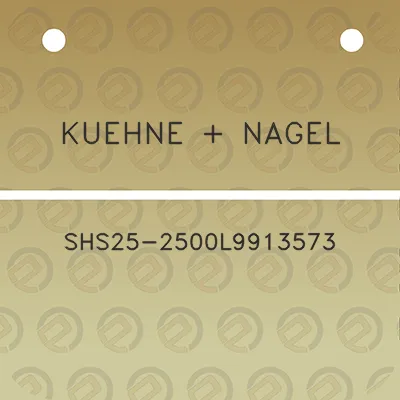 kuehne-nagel-shs25-2500l9913573